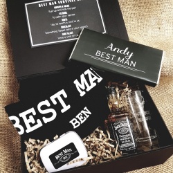 Build Your Own Male Gift Box - Groom / Groomsman / Usher / Father of Bride / Groom